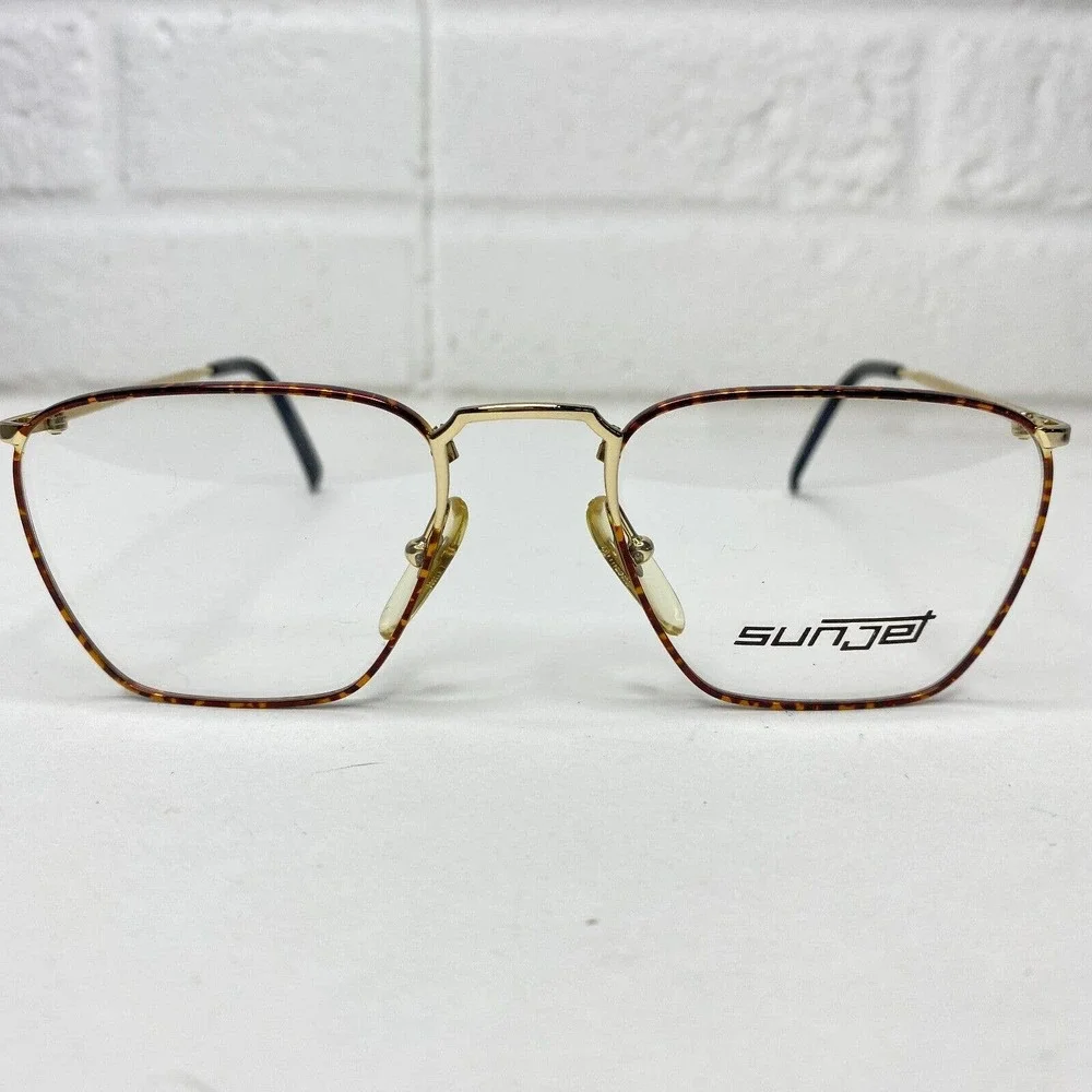 Vintage Sunjet by Carrera‎ 5201 41 Eyeglasses Frames Brown Tortoise H2686